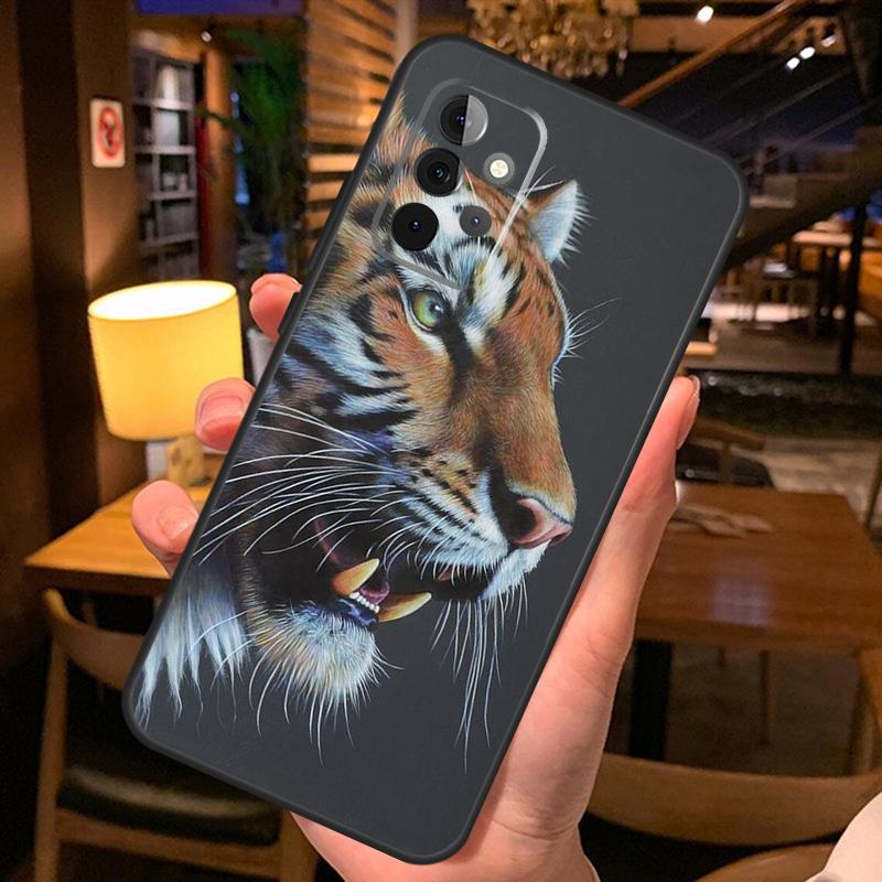 Animal Tiger Case For Samsung Galaxy A36 A56 A26 A16 A06 A53 A33 A13 A12 A32 A52 A55 A35 A15 A54 A34 A14