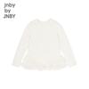 JNBY Girls' Autumn Solid Color Crewneck Long Sleeve T-Shirt