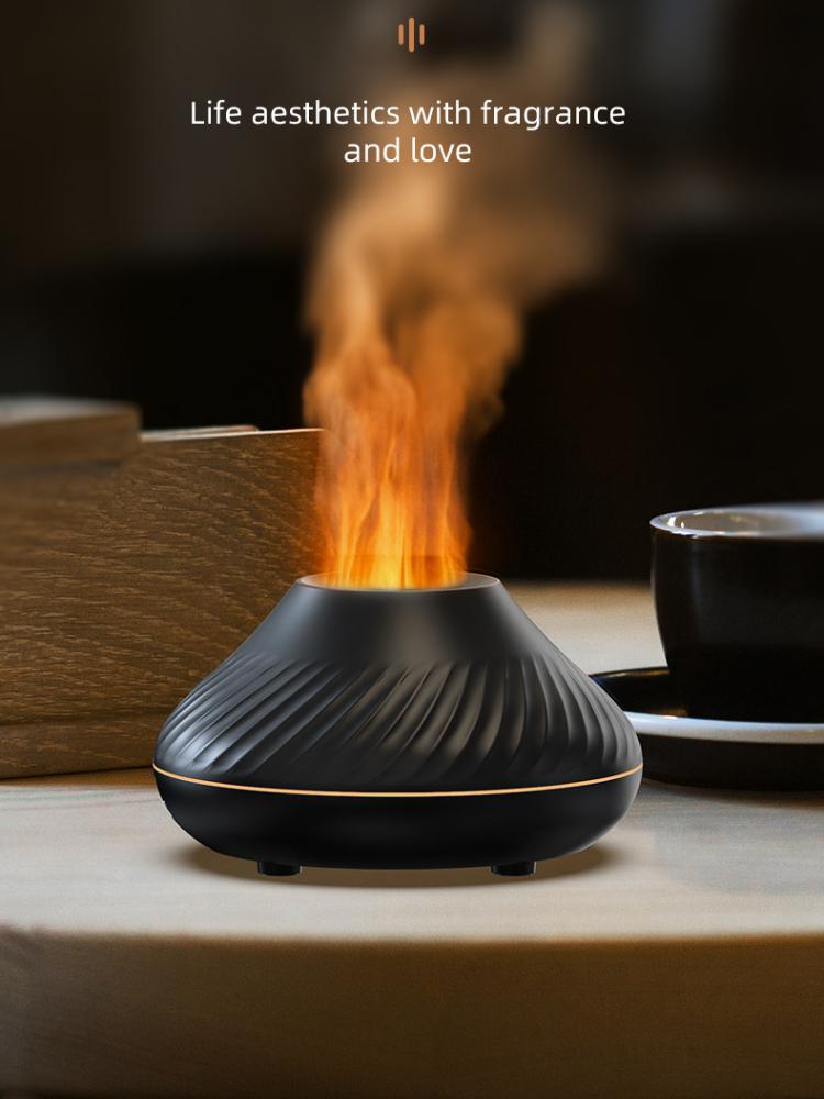 3D Bunte Flamme Luftbefeuchter USB Auto Aromatherapie Luftbefeuchter Diffusoren Tragbare Diffusor Ätherische Öle für Home Raum Duft
