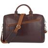 Men's Leather Shoulder Bag For Laptop 15.6 Large Brown Business Beltimore