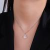 Cazador Walking Cat Kitten Necklace for Women Stainless Steel Round Pendant Animal Chain Necklaces Jewelry 2026 Wholesale New