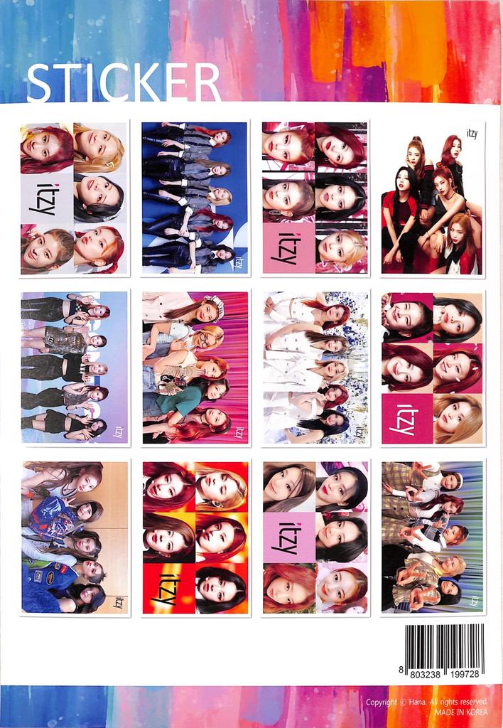 ITZY ITZY Goods Poster Set (12 Posters, A3 Size, 1 Sticker) [Parallel Import]