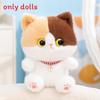 Lucky Cat Plush Toy With Necklace And Bow Decoration For Home Decor And Giftgiving