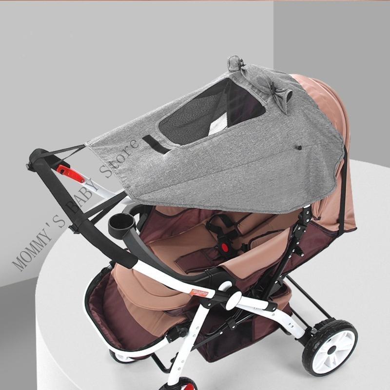 H3CD Pram Sun Shade Strollers Cover Sunshade with Easy Installation for Baby Safety and Comfortable Outdoor Protections