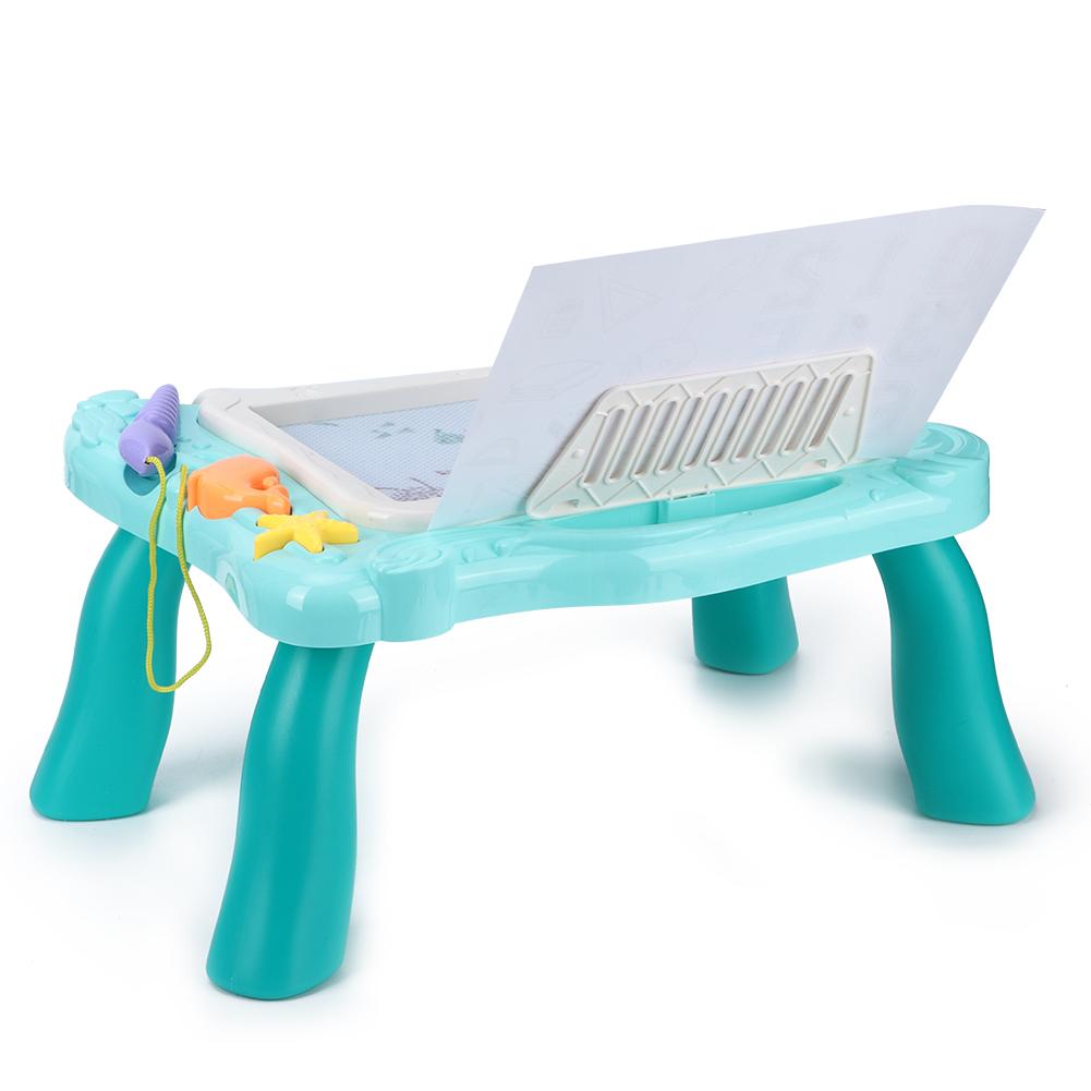 Detachable Multifunctional Folding Children DIY Writing Drawing Board Table Baby Birthday Gift