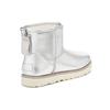 UGG Classic Mini Warm Comfortable Outdoor Casual Zipper Snow Boots Women boots Silver 1122670-SLVM