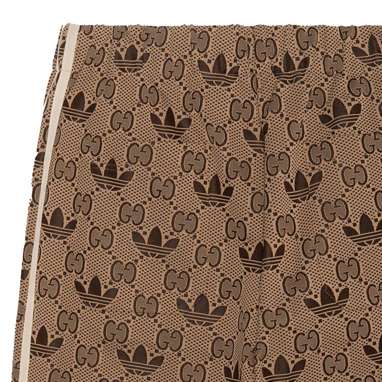 Gucci X Adidas Originals SS23 Knitted Sweatpants Men's Ebony 722980-XJE1O-9742