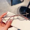 Vision Care Myopia Glasses Frame Ultra-light Eyeglasses Personality Metal Frame Glasses  Women Men