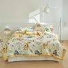 100% Cotton Animal Botanical Print Summer Comforter Comfortable Soft Breathable and Lightweight Quilted and Machine Washable