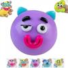 Spot Goods Dog Face Swap Squishy Toy Soft Moldable Cute Slow Rise Squeeze Toy Relaxing Fidget For Adults Home Office Gift