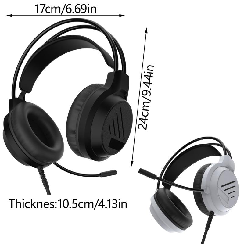 Over Ear Wireless Headphones with Microphones & 80 Hours Battery Life Multifunction Headphones Upgrades for Gaming & Mus