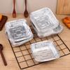 10Pcs 20Cm Air Fryer Aluminum Foil Pan Food Containers Square Oven Bbq Tray Oil-Proof Non-Stick Baking Tool Kitchen Supplies