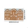 Christmas Welcome Doormat Pad House Decorative for Home Decor Garage 40cmx60cm