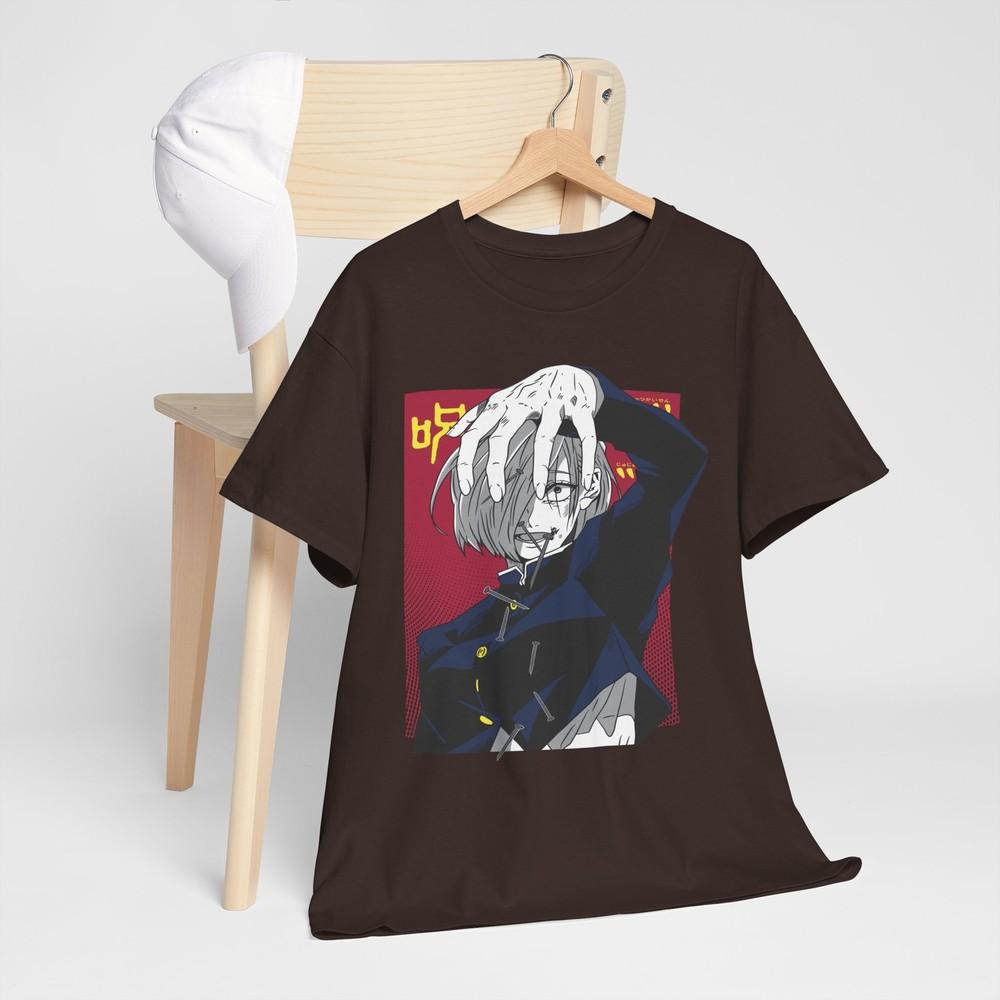 

Unisex Mahito T-shirt Jujutsu Kaisen Fushiguro Toji Horror Anime Gifts Shirt 3XL
