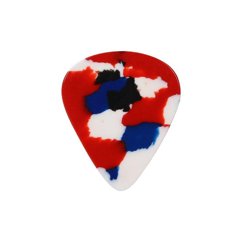 Heart-Shaped Celluloid Guitar Picks: 0.46-0.71-0.96mm, Multi-color Frosted, Anti-slip for Speed Picking and Strumming