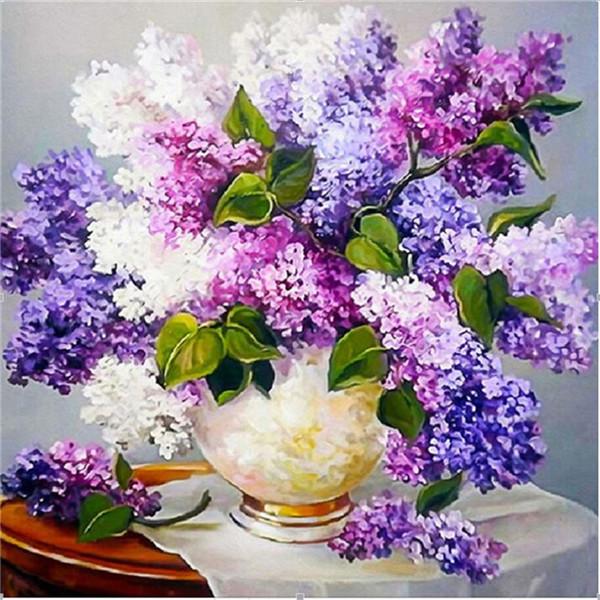 

DIY 5D цветы алмазная вышивка стразами картина вышивка крестом декор подарок 30*30 cm