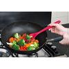 Silicone Mixing Spoon, High Heat Resistant To 480F, Hygienic One Piece Design Cooking Utensil for Mixing & Serving (Cherry Red)