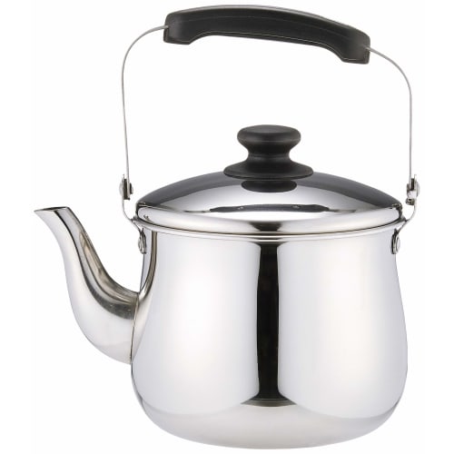 Waco Trading Kettle, Silver, 205 x 145 x 220 mm, Wide Mouth, 1.5L, Induction Compatible, Stainless Steel, Elmer's H-1992