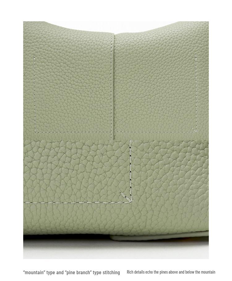 Yamashita Ear-Hanging Genuine Leather Womens Hobo Bag - Versatile Simple Handbag, Shoulder & Crossbody Bag for Commuting