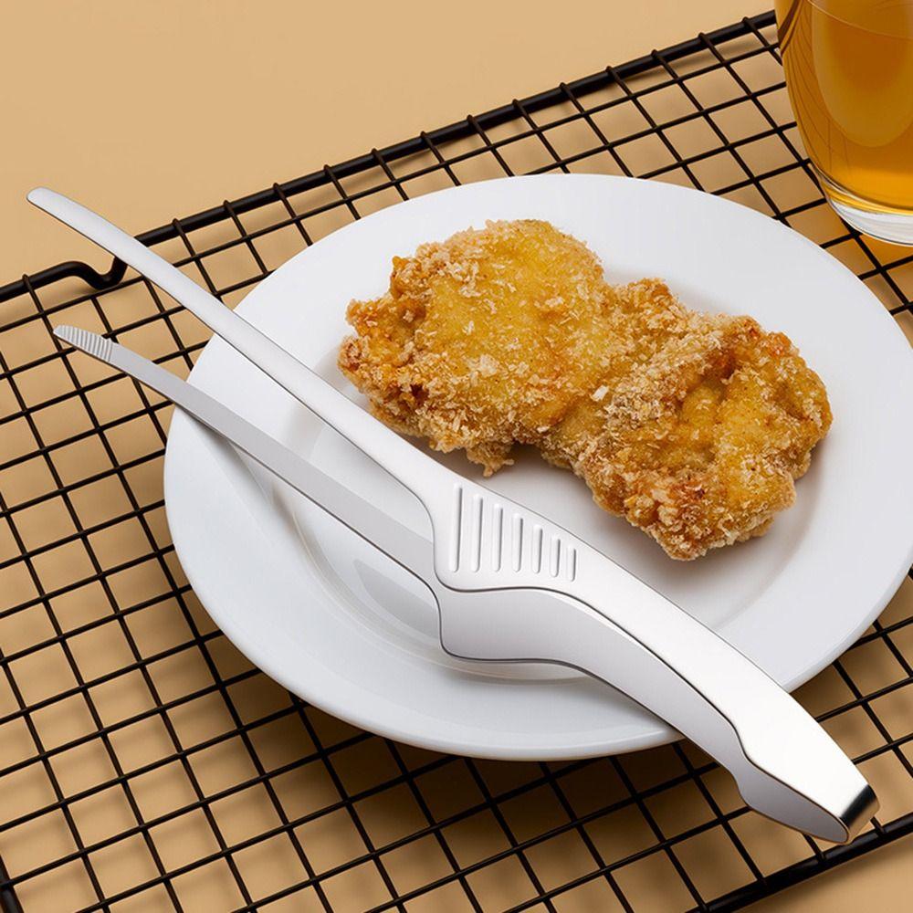 Klip na jídlo proti opaření Nepřilnavý BBQ klip Odolné grilovací kleště Vařicí nářadí pro grilování Pekařství