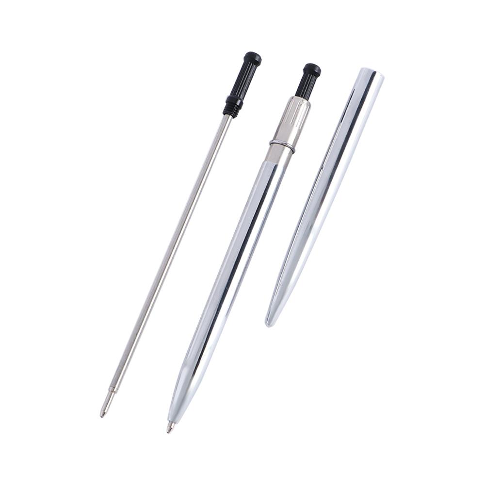 High Quality Commercial Stationery Rod Rotating Metal Ball Pen Slender Ballpoint Pen