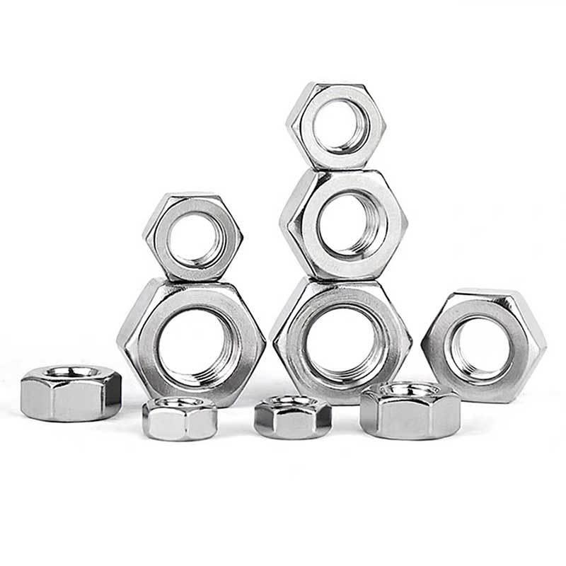 304/316 Stainless Steel Hex Nuts, Bolts, Screws, Caps Set (M3-M12)