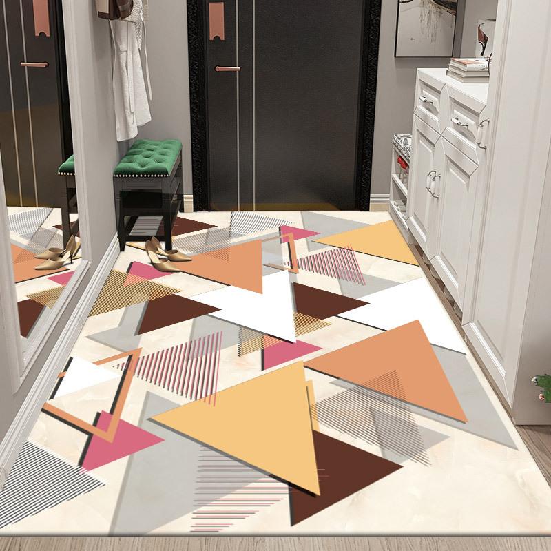 Entrance Carpet Classic Floor Mat Dust Scrapping Home Soft Pastoral Style Carpet Retro Decor Rugs