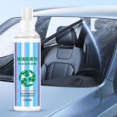 Car Glass Anti-Fog Spray Long-Lasting 120ml Portable Car Window Cleaner Spray For Goggles Camera Lens Trailer RV Truck