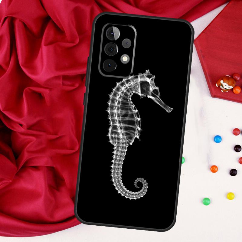 Starfish Seahorse Pattern For Samsung Galaxy A55 A53 A33 A13 A35 A15 A36 A56 A26 A16 A22 A32 A52 A54 A34 A06 A05 Case