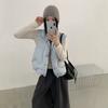 New Stand-up Collar Puff Down Vest Women's Short Loose and Thin White Duck Down Thermal Vest