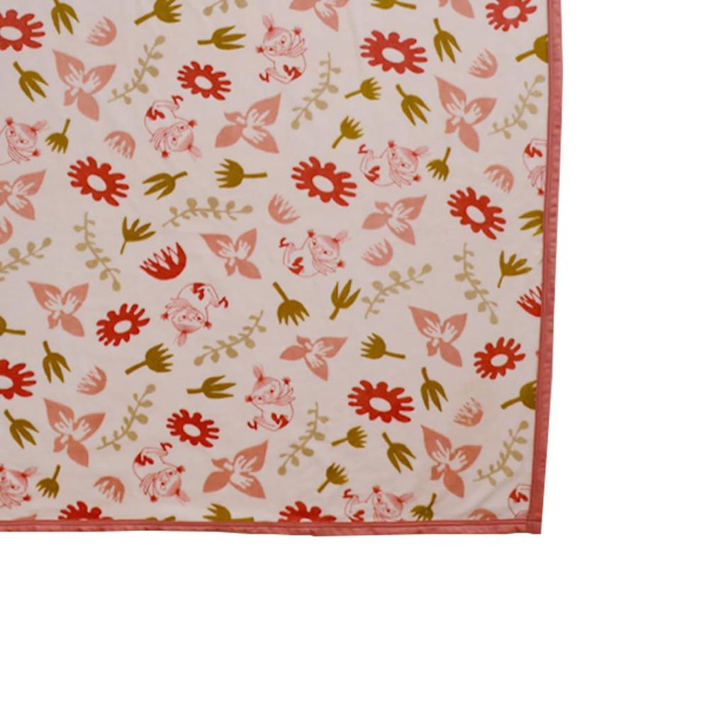 Marushin Moomin Little My Blanket in Herbal Pink, Cute Character Blanket, Fluffy and Stylish, 1475014300