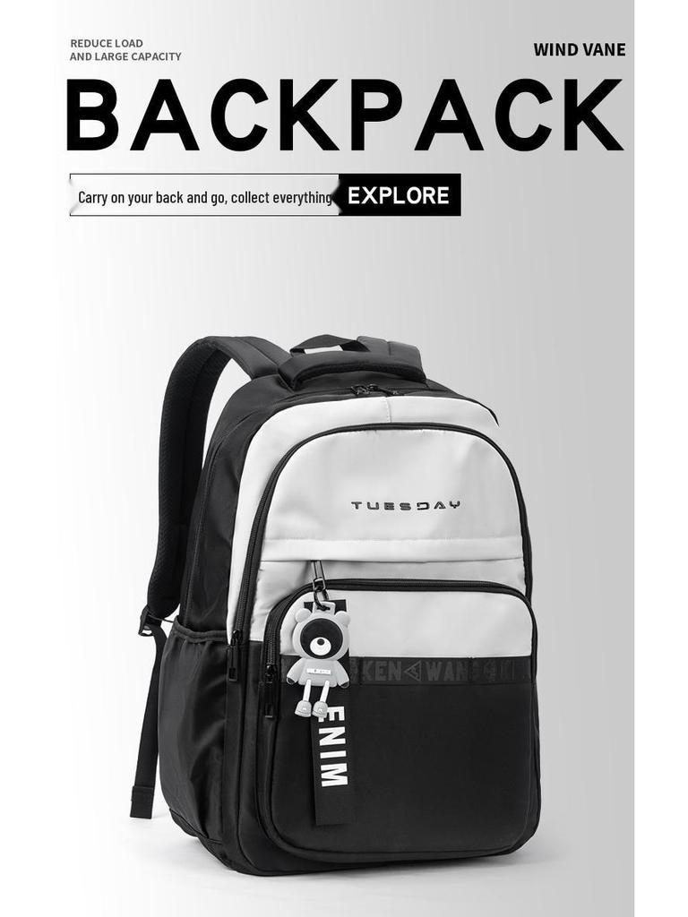Spacious Backpack for Students of All Ages - Perfect for Elementary, Middle, and High School, Great for Class and Commuting