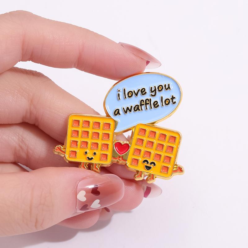 Food Partner Enamel Pins Custom You're My Soymate Brooches Lapel Badges Vinegar Baozi Shaomai Jewelry Gift for Friends