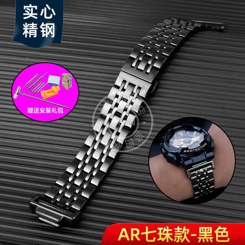 For Casio G-SHOCK GA110/100 GM2100 GA2100 watch strap DW-5600 GW-B5600 5610 Men metal Stainless steel Butterfly clasp watchband