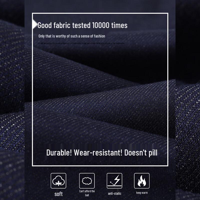 Jeanswest Women's High-Waist Straight-Leg Plush-Lined Winter Casual Pants