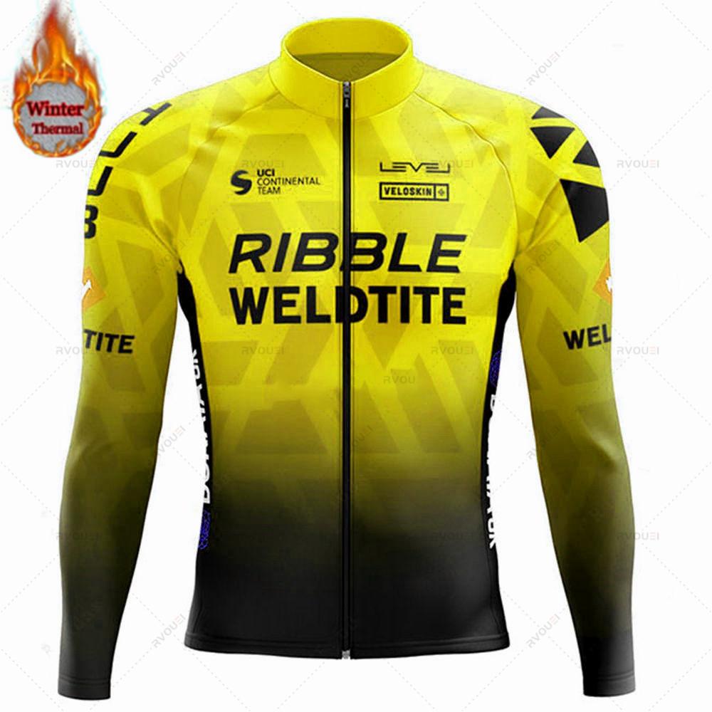 

2026 Winter Velvet Warm Cycling Suit Set Wool Cycling Jersey Set Men Bicycle Suit Outdoor Sportswear MTB Bike Uniform Maillot Ciclisno Kit Triathlon XS