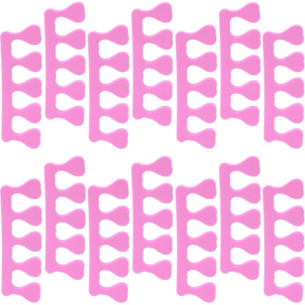 14 Pcs Toe Separators for Women Pedicure, Toe Separators for Pedicure, Pedicure Toe Separators, Comfortable Toe Dividers for Nail Art, Polishing,