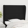VidaXL Headboard with Ears Black 93x23x118-128 Cm Fabric3117800