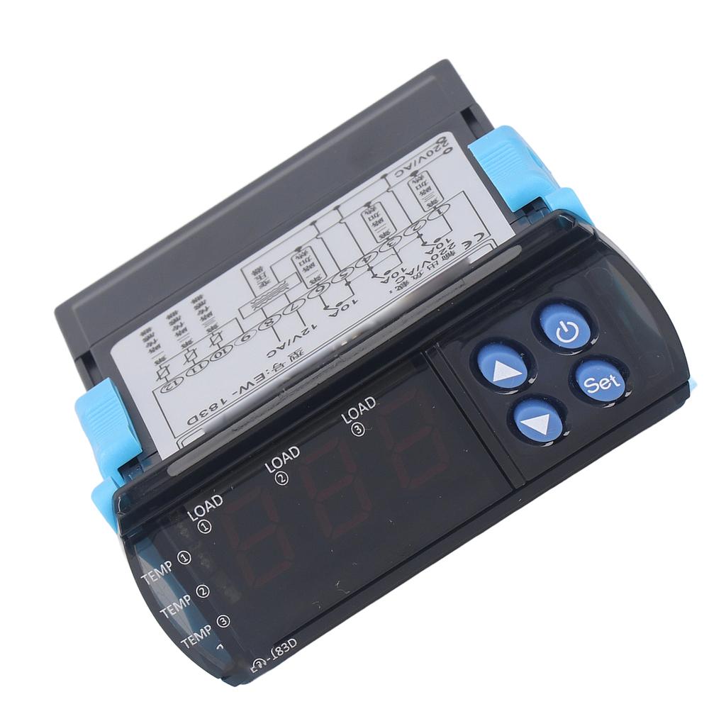 Temperaturregler-Kit 3-Wege-Ausgang Heizrelais Thermostat für Drucker Fotomaschine AC220V