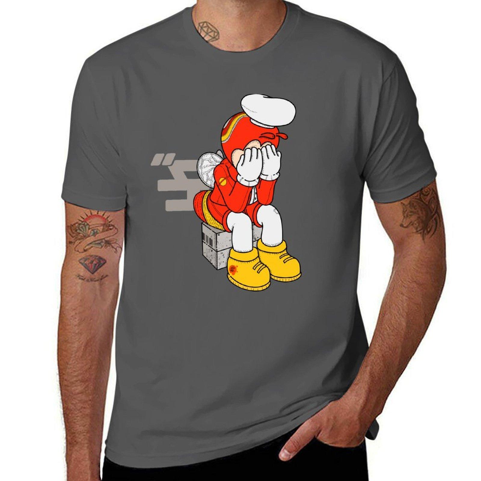 JOLLIBEE SADBOI KAMUSTA KA BIG 3 T-Shirt anime tshirt t shirt man casual T-Shirt 4XL