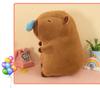 New Capybara Snot Retractable Plush Doll Toy - Cute and Ugly Birthday Gift