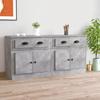 Sideboard - Maison Exclusive - 2 Doors - Concrete Grey - Engineered Wood