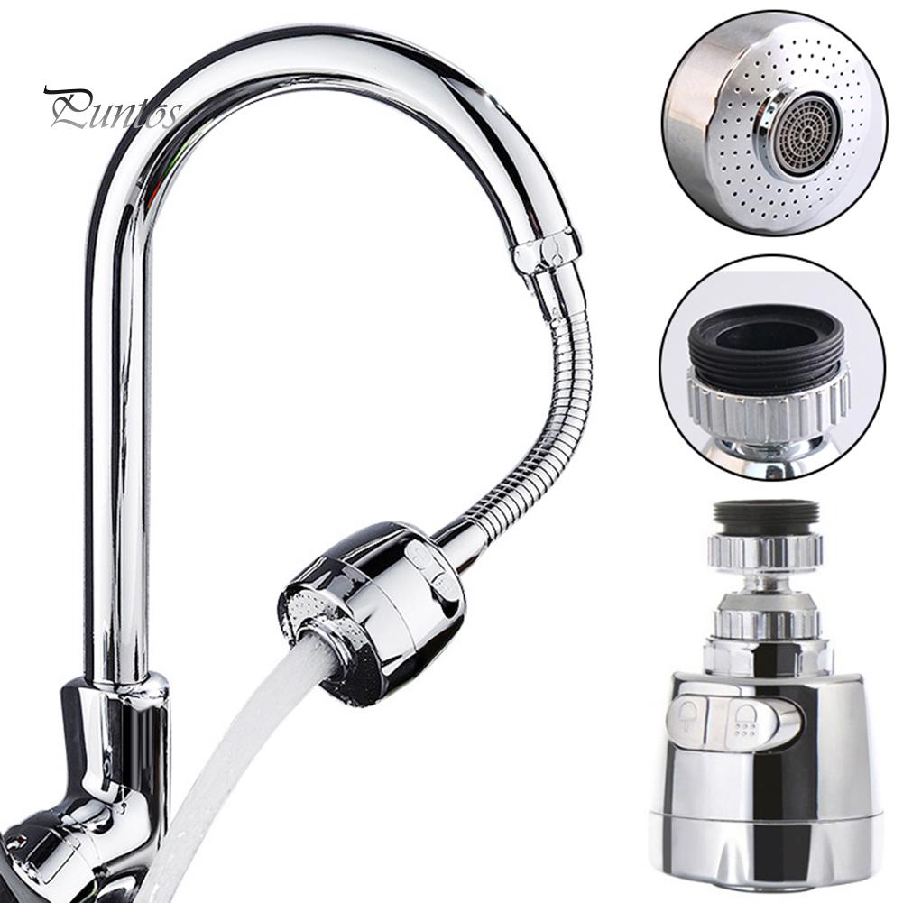 Puntos Kitchen 360 Degree Rotary Splash-Proof Home Faucet Sprayer Water Tape Nozzle