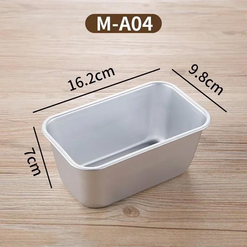 1 Moule Carré Boîte Outil de Cuisson Alliage d'Aluminium Antiadhésif Pain Gâteau au Fromage Pain de Mie Moule à Gâteau DIY Cuisine Cuisson