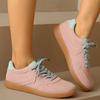Fashion Women Sneakers Spring Lace Up Sports Shoes Women Autumn Breathable Plus Size 35-44 Sneakers Woman Suede Sewing Casual Shoe Flats