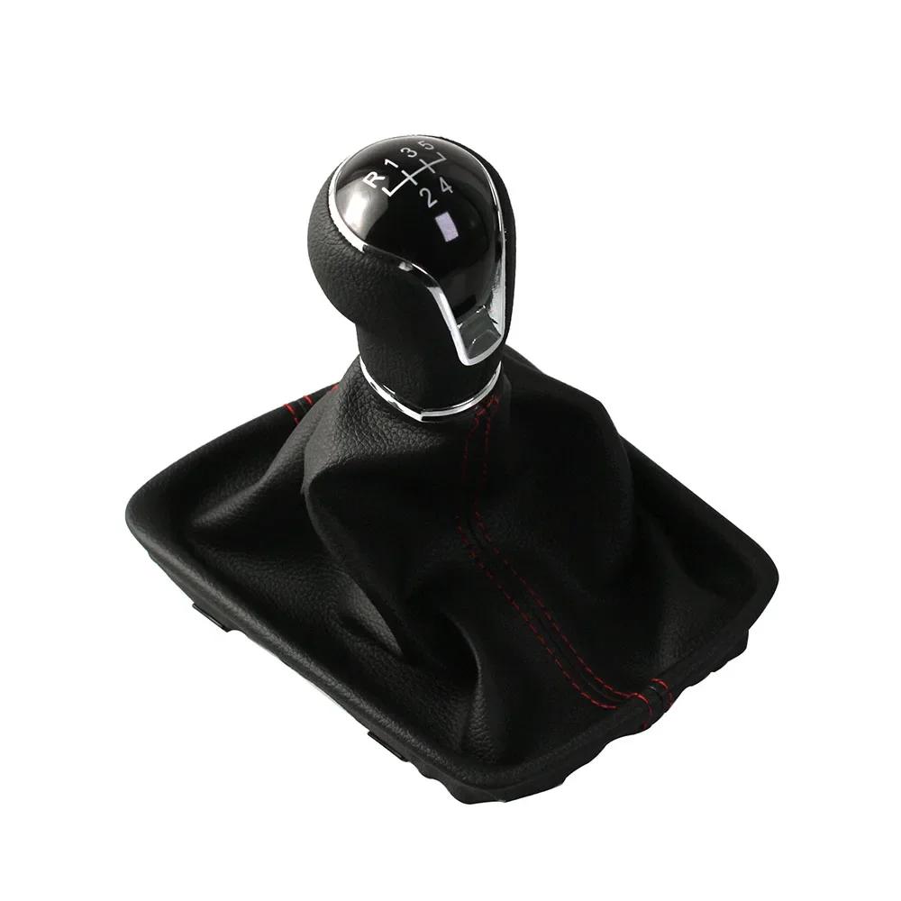 for Seat Leon III MK3 2012-2020 LHD with Shifter Level Stick Gaiter Boot Dust Cover 5/6 Speed Gear Shift Knob New