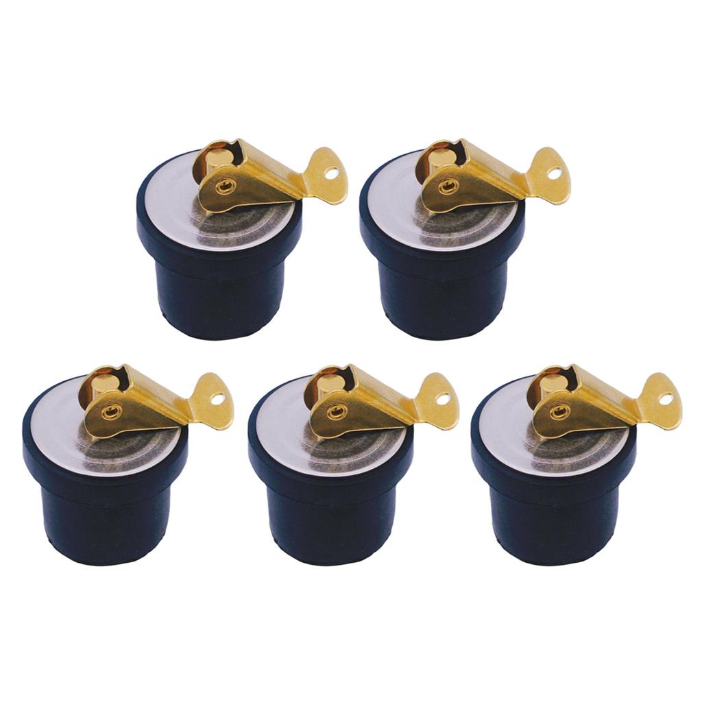 Multipurpose Compression Screw Tight Drain Plug Sealing Stoppers For Watercrafts Boat Yacht Maintenance 7/8Inch Diameter