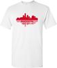 Madison Wisconsin Skyline State City Hometown Pride T Shirt White