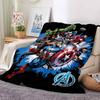 1Pc Avengers Assemble Blanket Soft And Comfortable Casual Warm Camping Travel Christmas Halloween Xmas Gift M928649