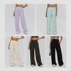 Pilates Loose Sports Trousers Women's Drape Light and Breathable Casual Trousers High-end Comfortable Training Straight Wide-leg Trousers